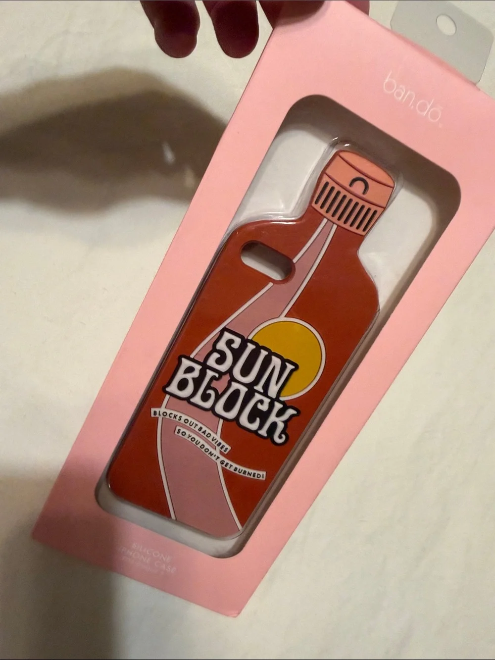 ban.do Pink Novelty Sunblock Phone Case iphone7